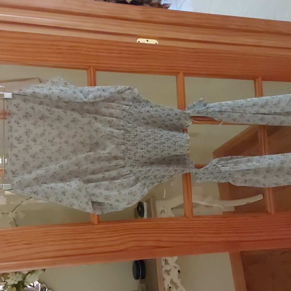 Love @ first Sight brand XL size light blue with flowers top**Was $17**